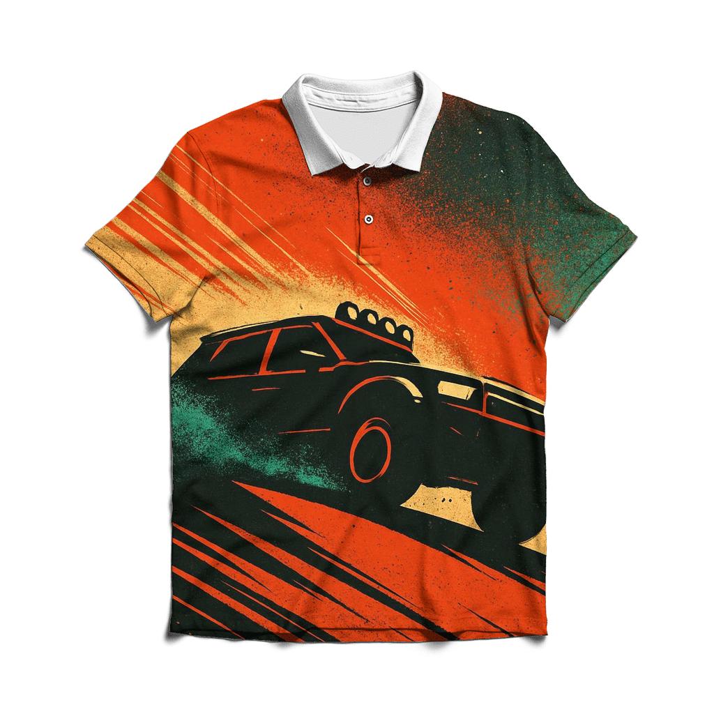 Desert Rally Stardust personalized polo shirts
