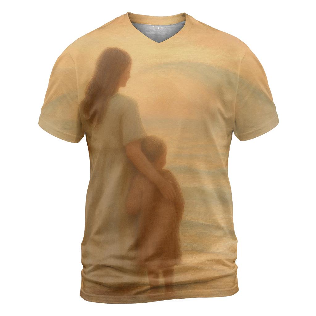 The Harbor Heart A Mother Who Makes The World Safe vibrant all-over design tees