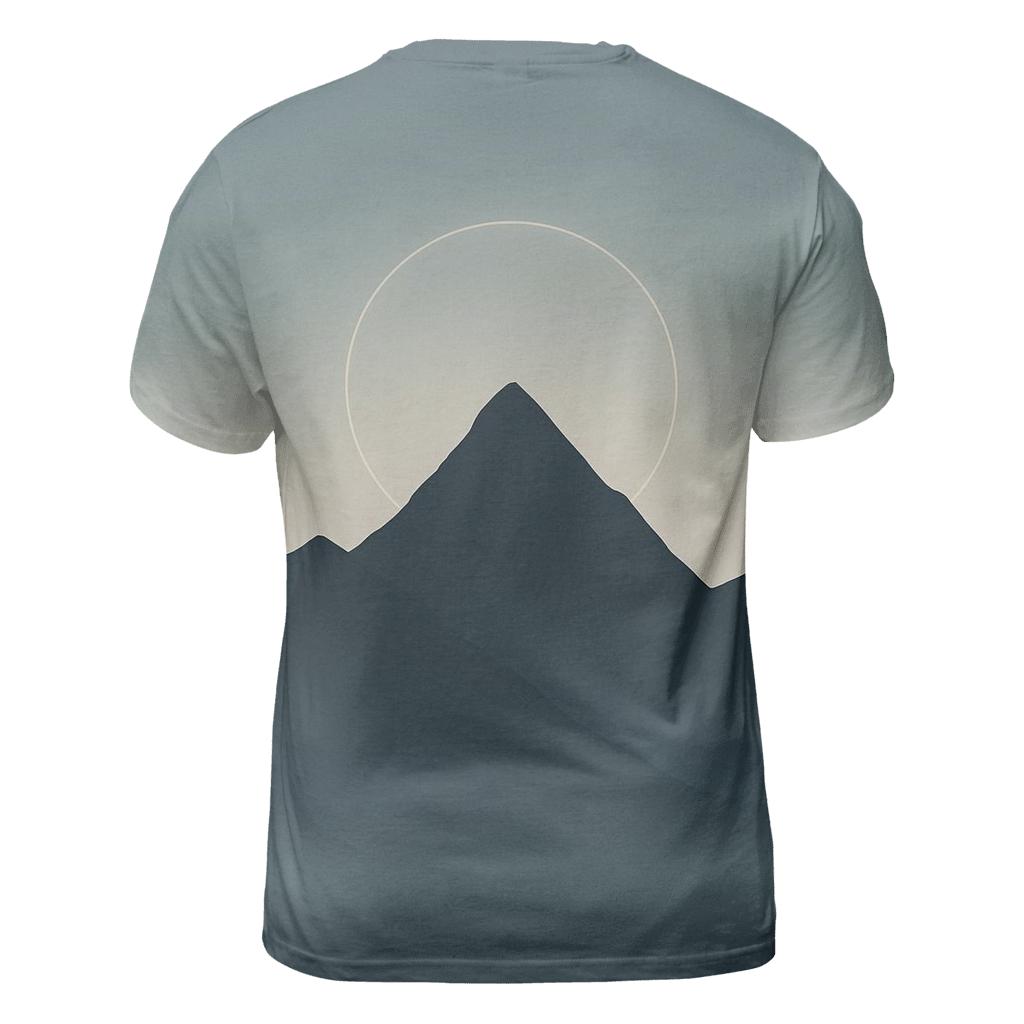 Mountain Silence Halo trendy printed shirt styles