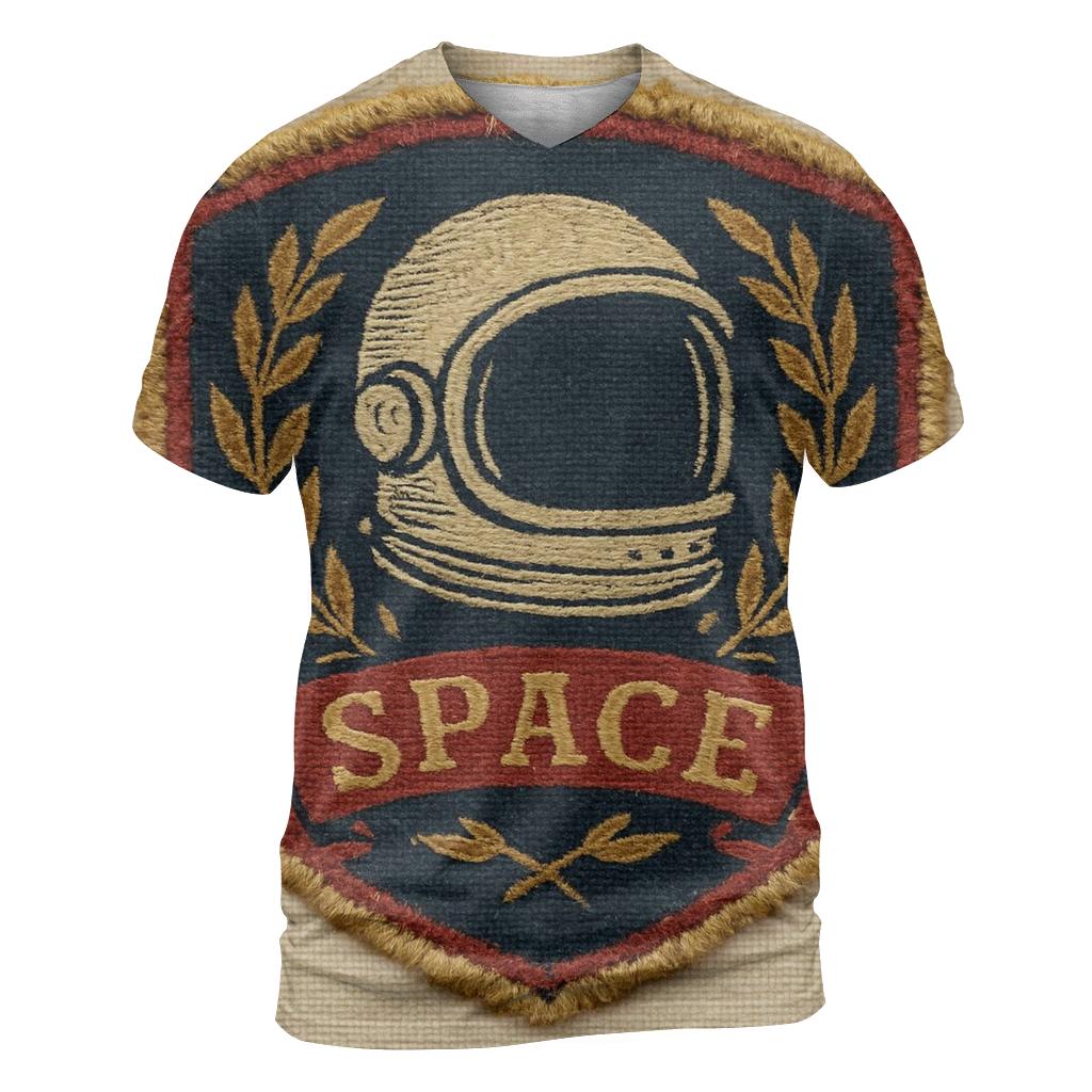 Old School Space Rangers Patch Emblem personalized full print shirts