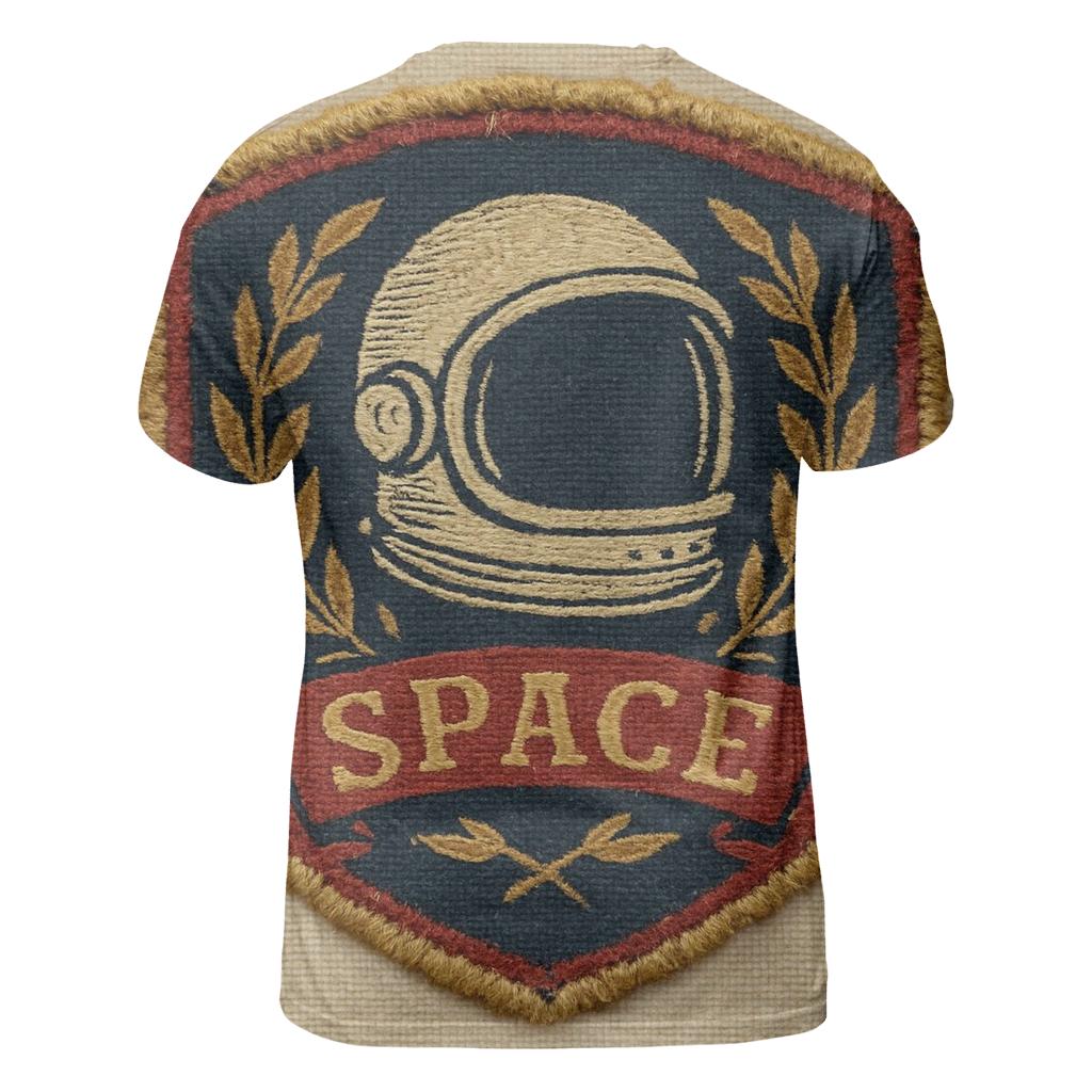 Old School Space Rangers Patch Emblem personalized full print shirts
