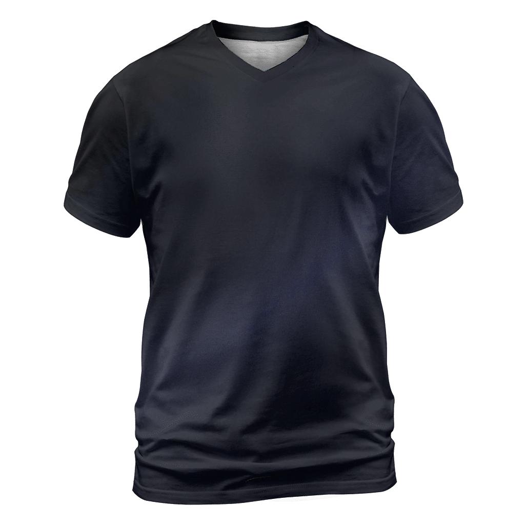 Midnight Velvet Sweep artistic all-over print tops
