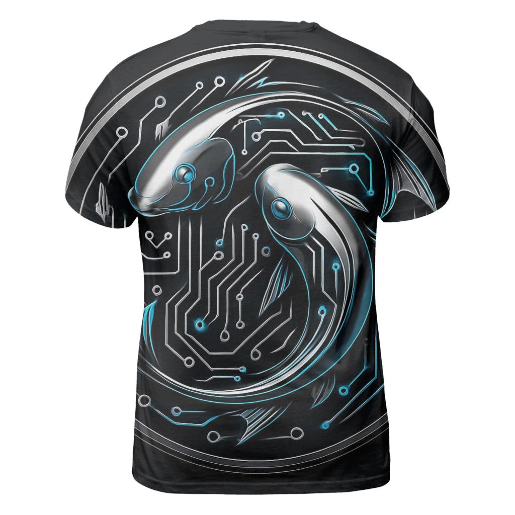 Chrome Koi Circuit Emblem custom all-over print shirts