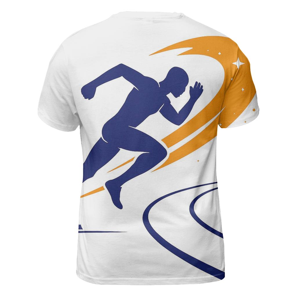 Comet Trail Track Sprint vibrant all-over design tees