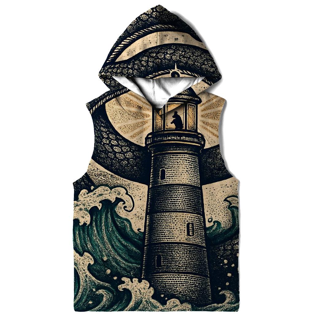 Ouroboros Lighthouse Of Tides printed hoodies
