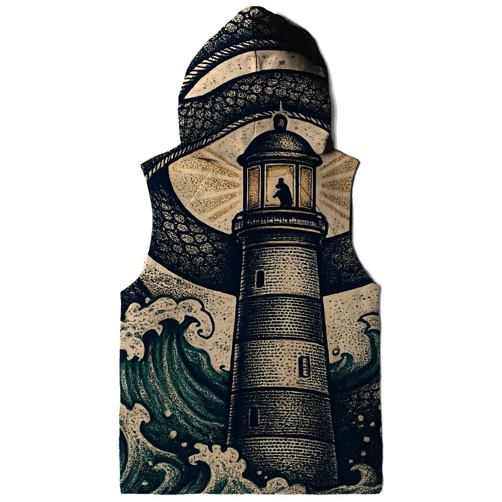 Ouroboros Lighthouse Of Tides printed hoodies