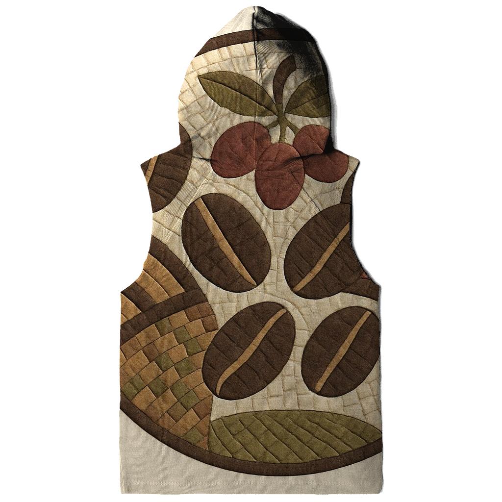 Harvest Bean Mosaic embroidered hoodies