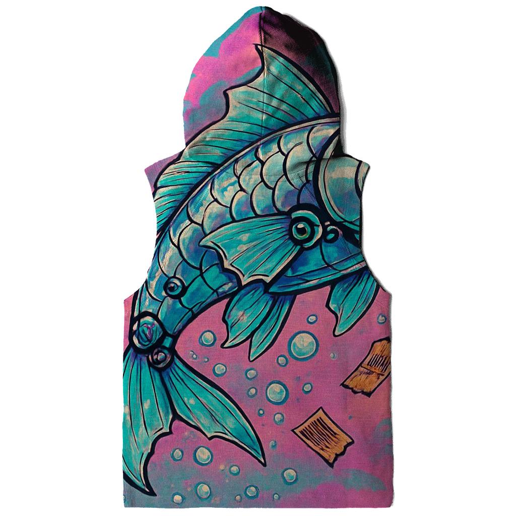 Clockwork Koi In The Soda Sky graphic hoodies