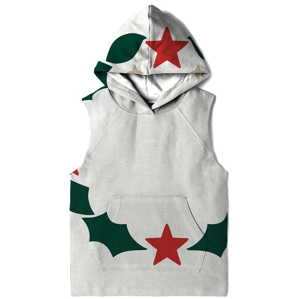 Starlit Holly Orbit Wreath lightweight hoodies