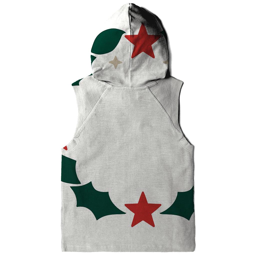 Starlit Holly Orbit Wreath lightweight hoodies