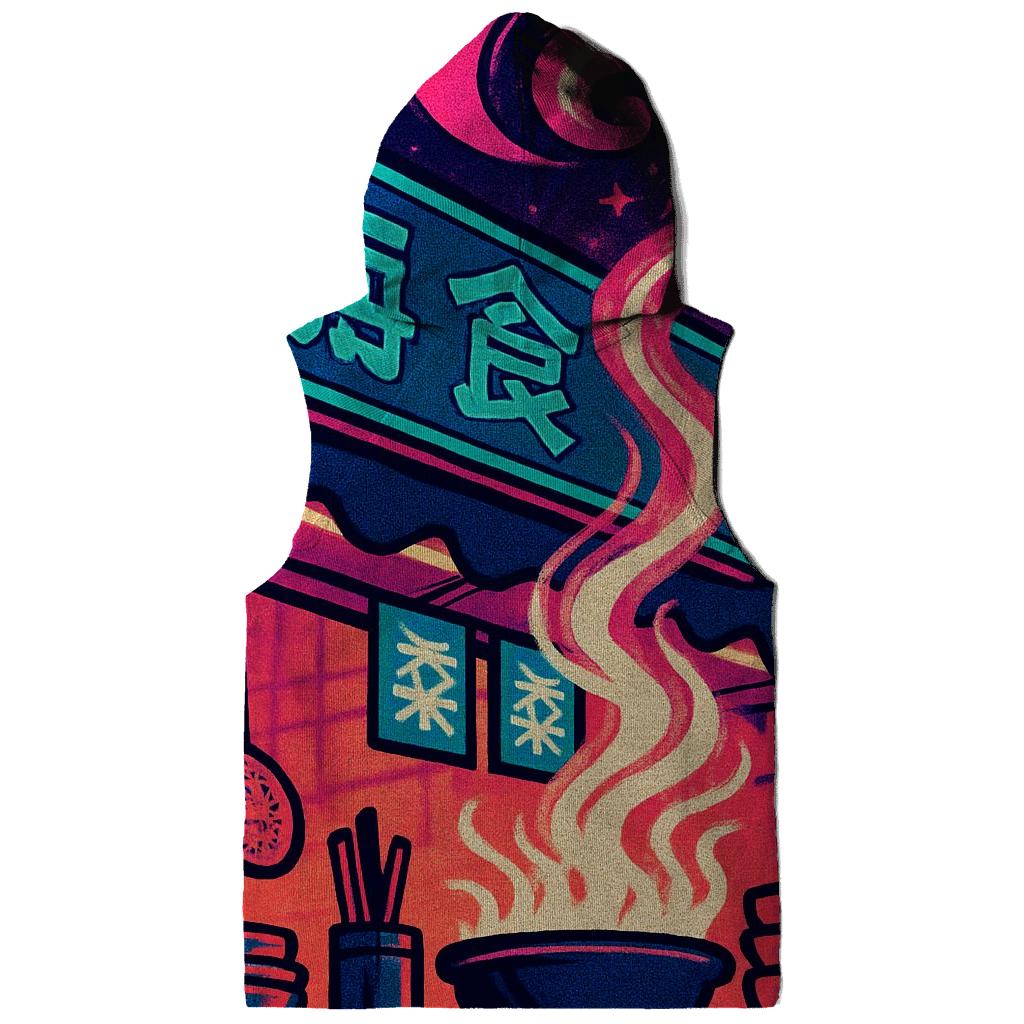 Neon Street Food Galaxy pullover hoodies