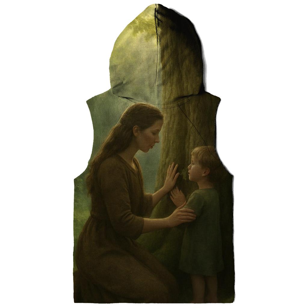 The Rooted Promise A Mother Who Holds The Family Tree Upright graphic hoodies