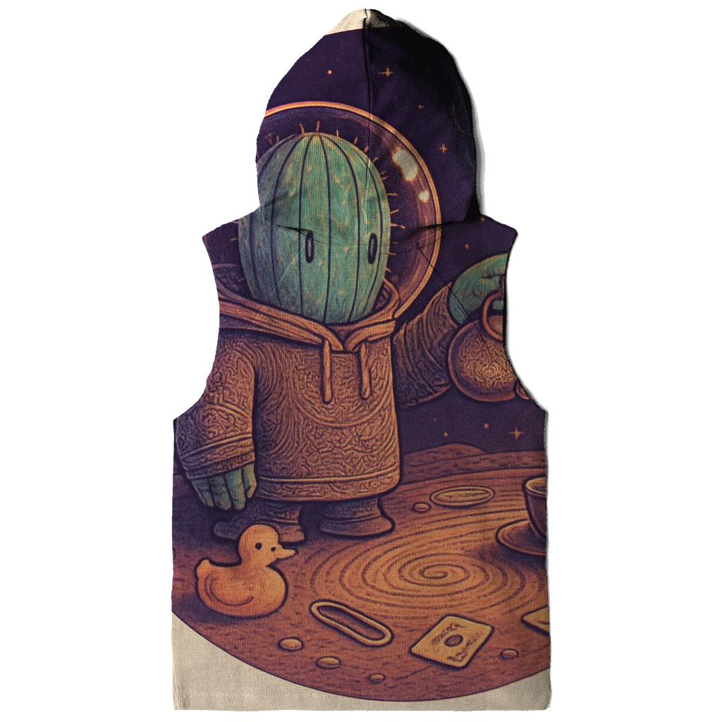 Cactus Astronaut Tea Ceremony custom hoodies
