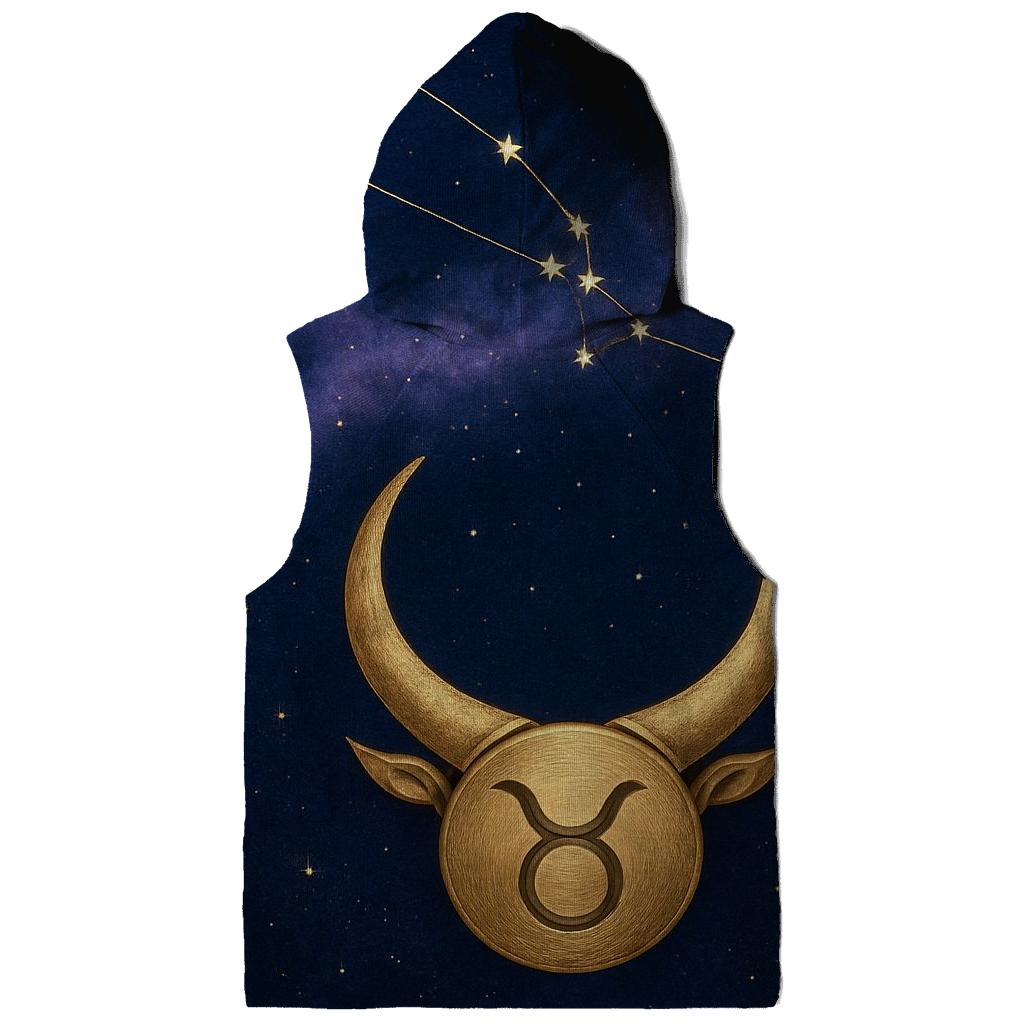 Taurus Horned Crescent And Constellation Locket pullover hoodies