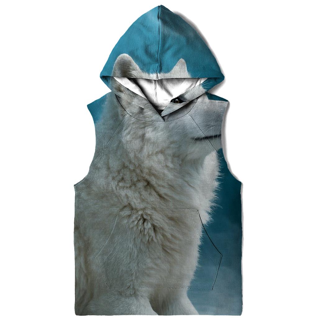 Ice Cave Breath Study printed hoodies