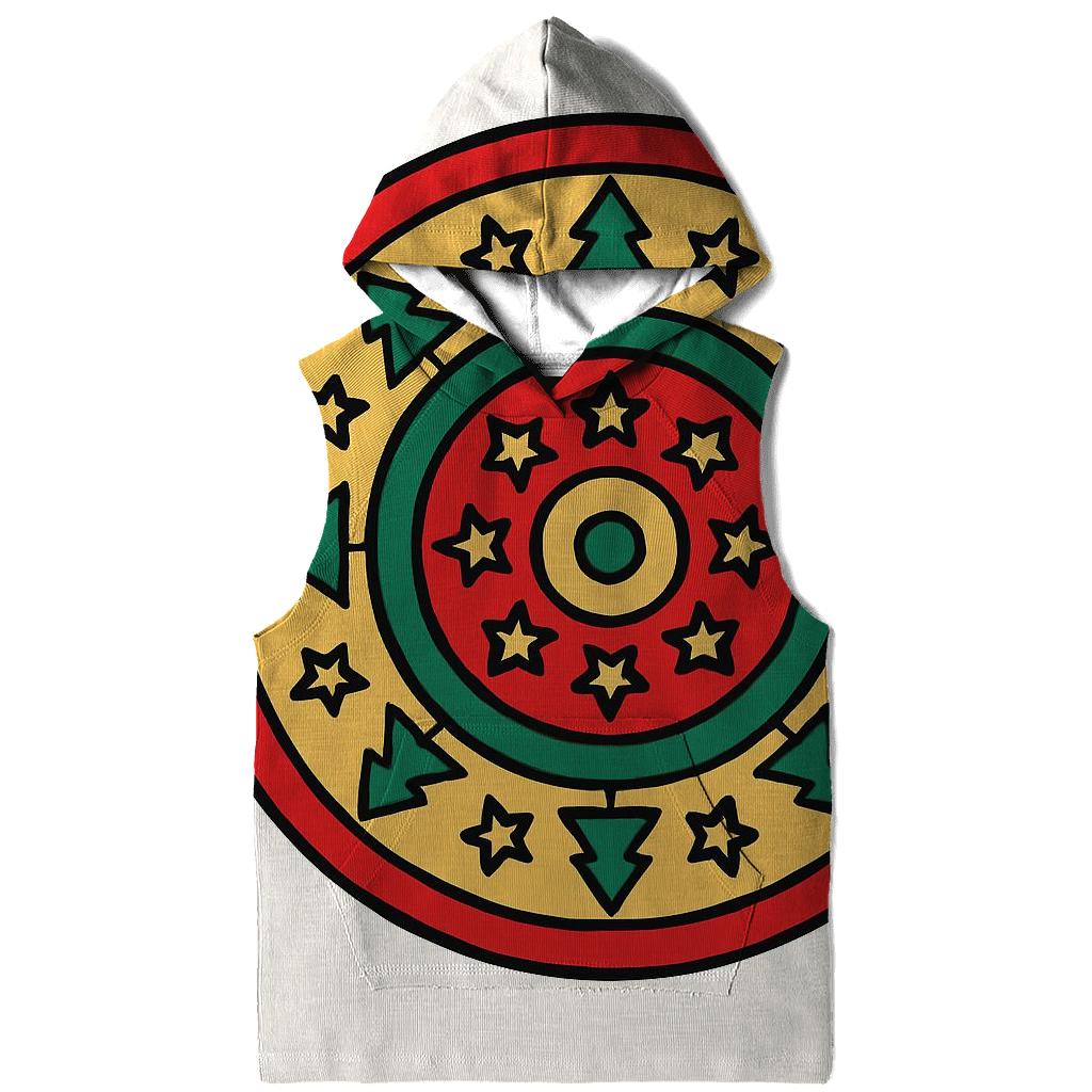 Ornament Mandala Rings printed hoodies