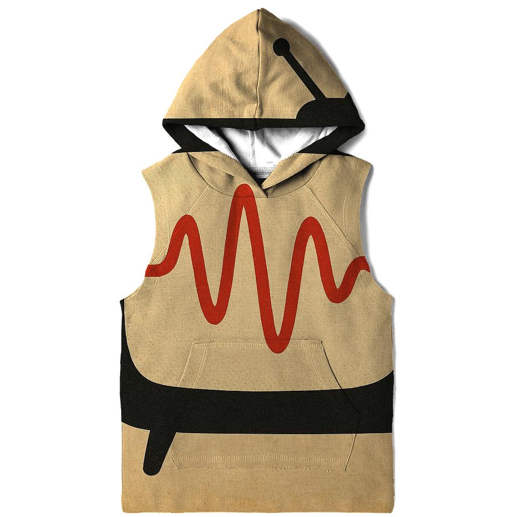 Retro TV Soundwave Screen graphic hoodies