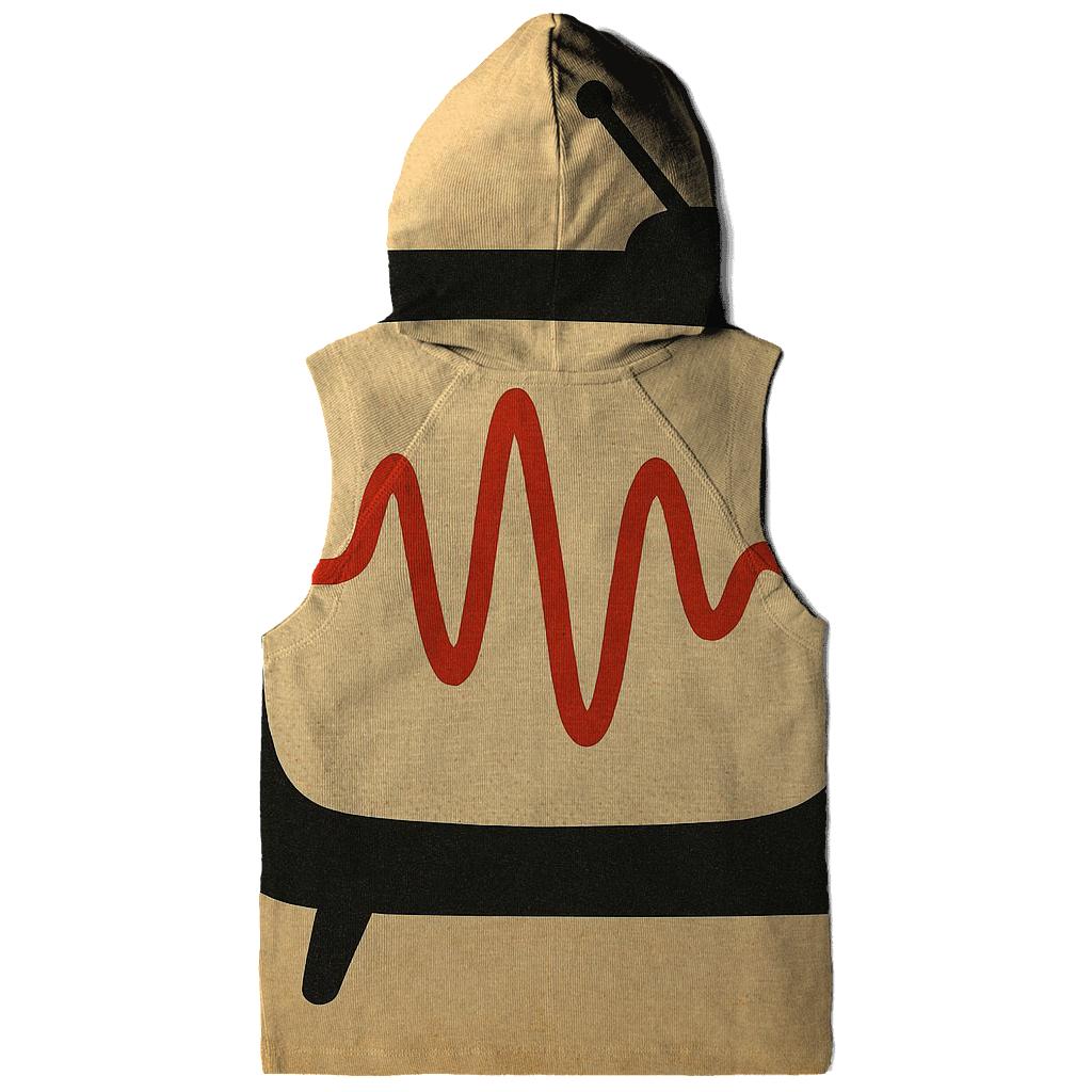Retro TV Soundwave Screen graphic hoodies