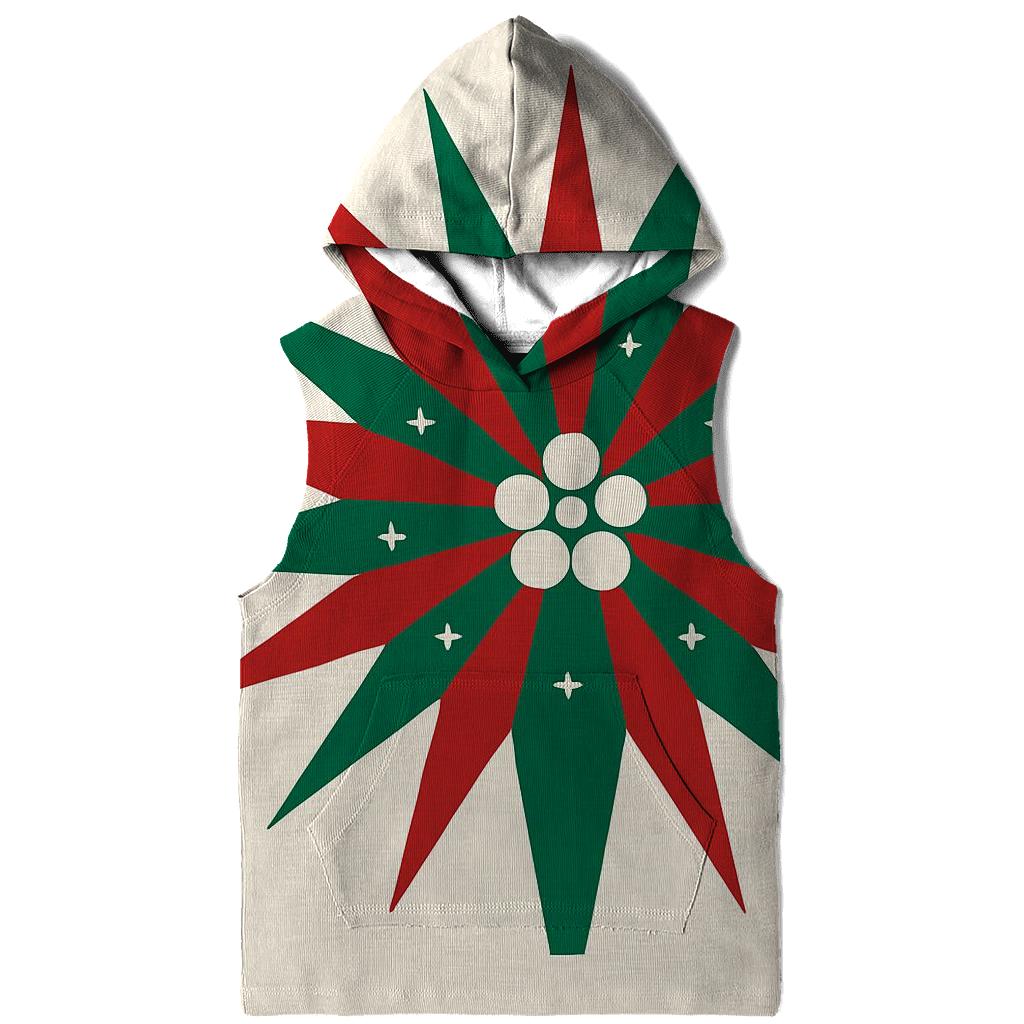 Mistletoe Starburst Geometry pullover hoodies