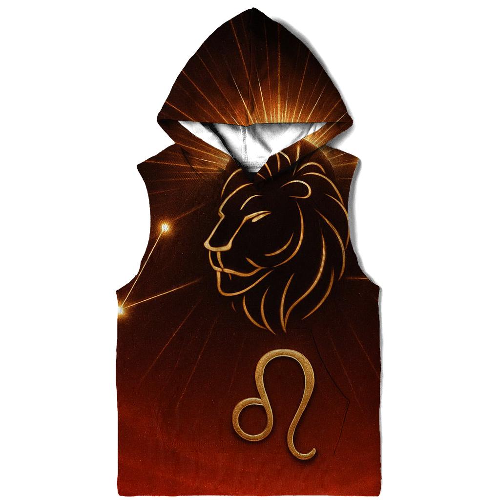 Leo Solar Crown Constellation Roar custom hoodies