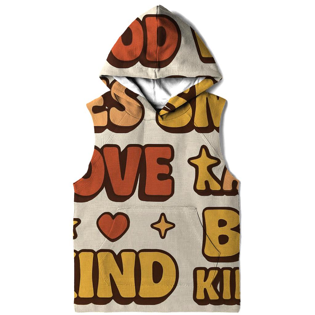 Seventies Typography Sticker Collage graphic hoodies