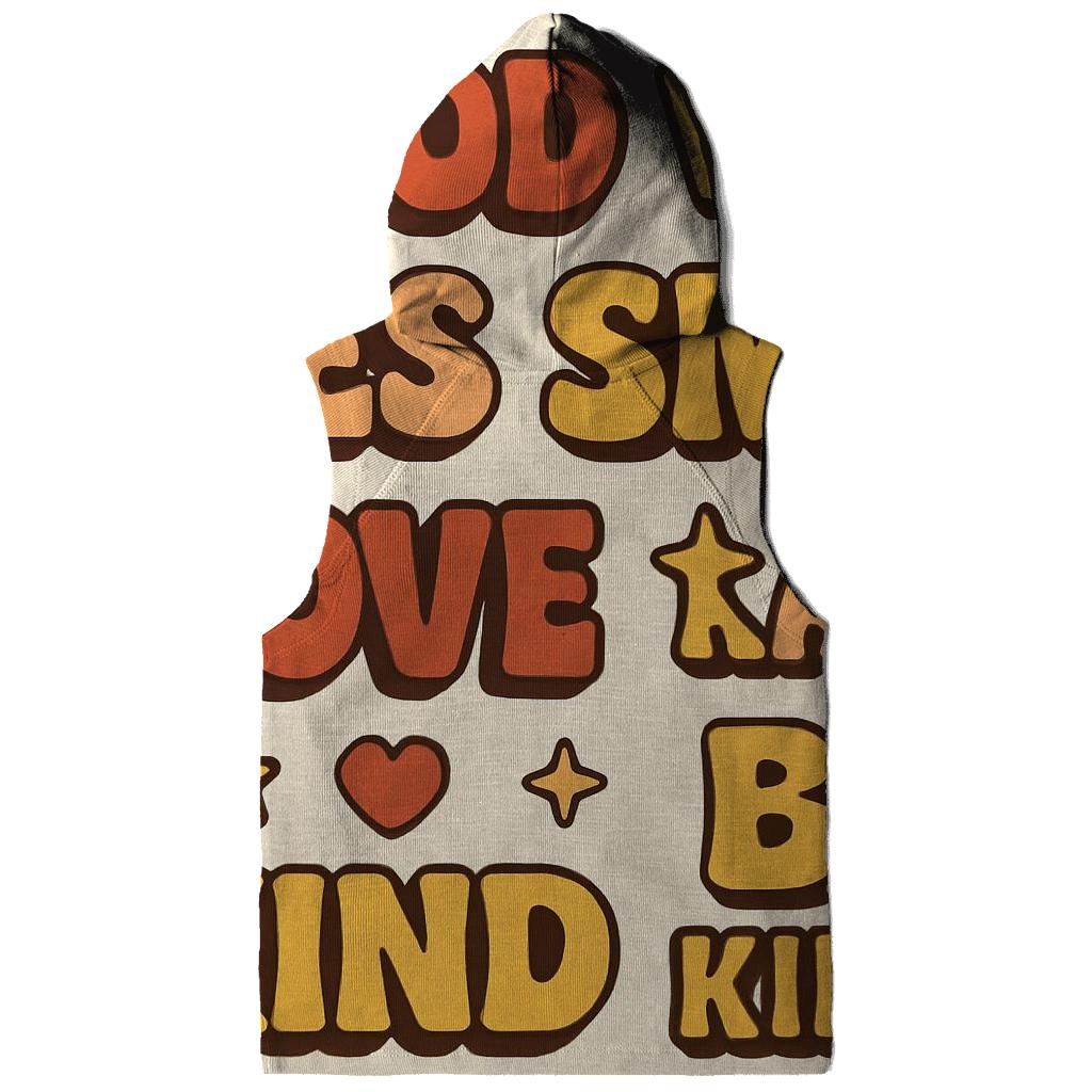 Seventies Typography Sticker Collage graphic hoodies