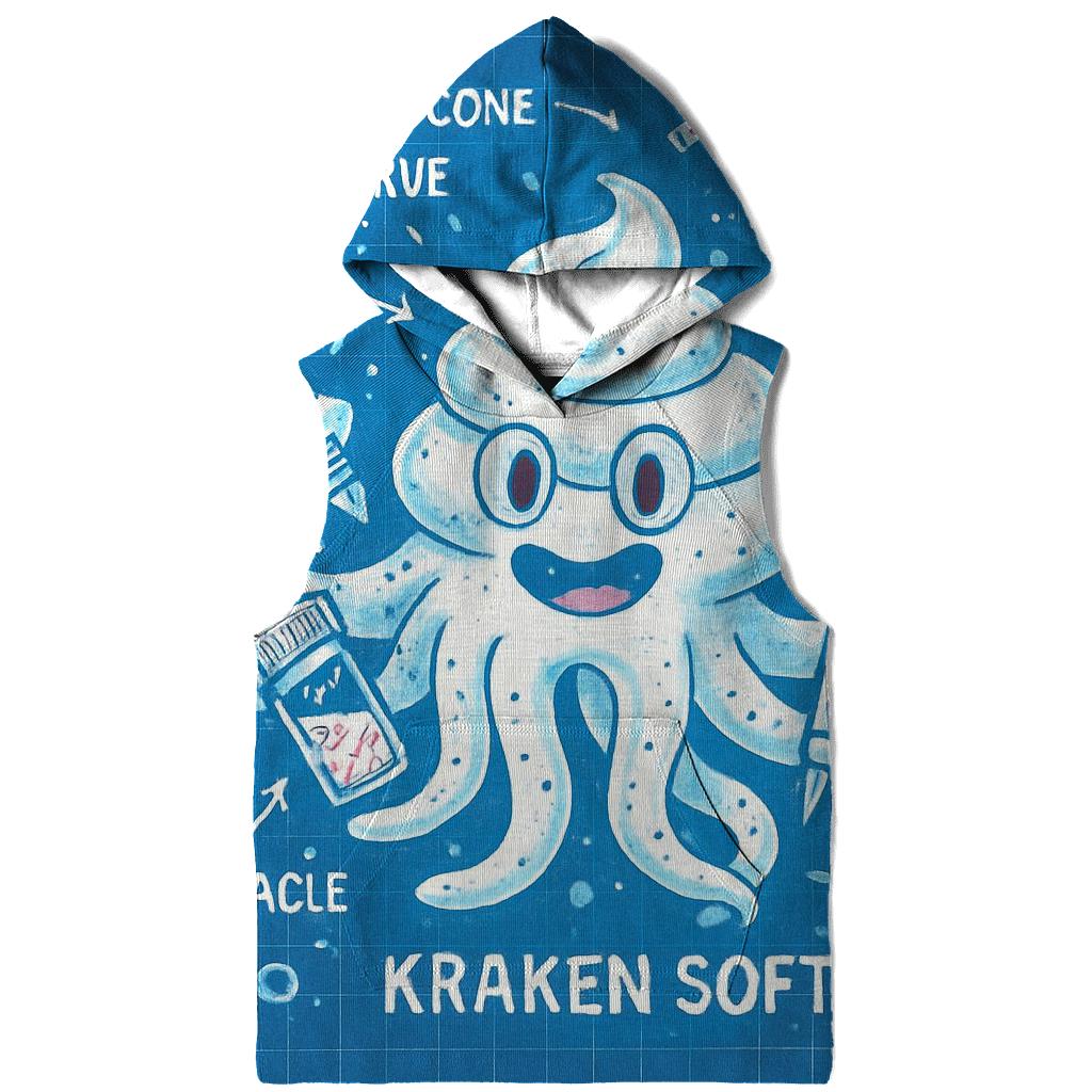Ice Cream Kraken Blueprint premium hoodies