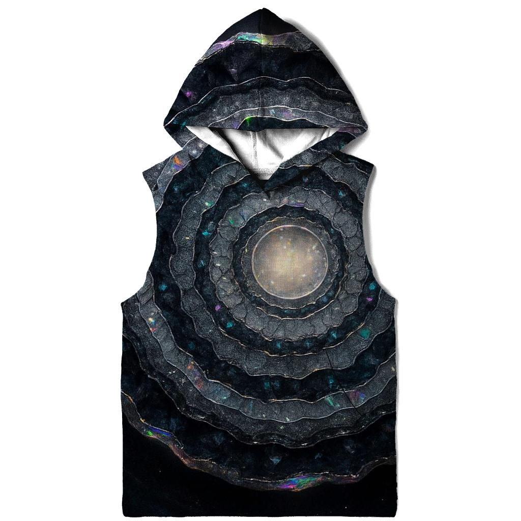 Holo Geode Portal zip-up hoodies
