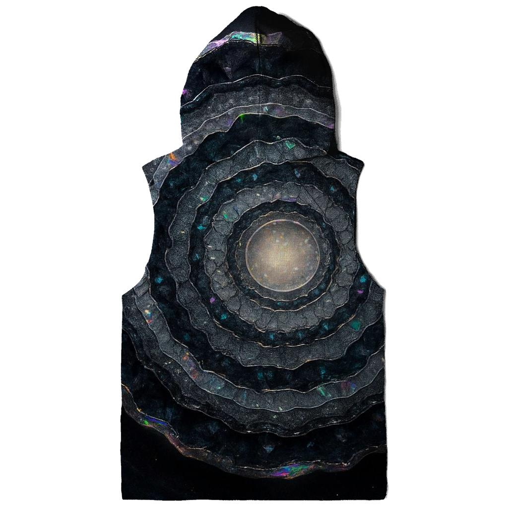 Holo Geode Portal zip-up hoodies
