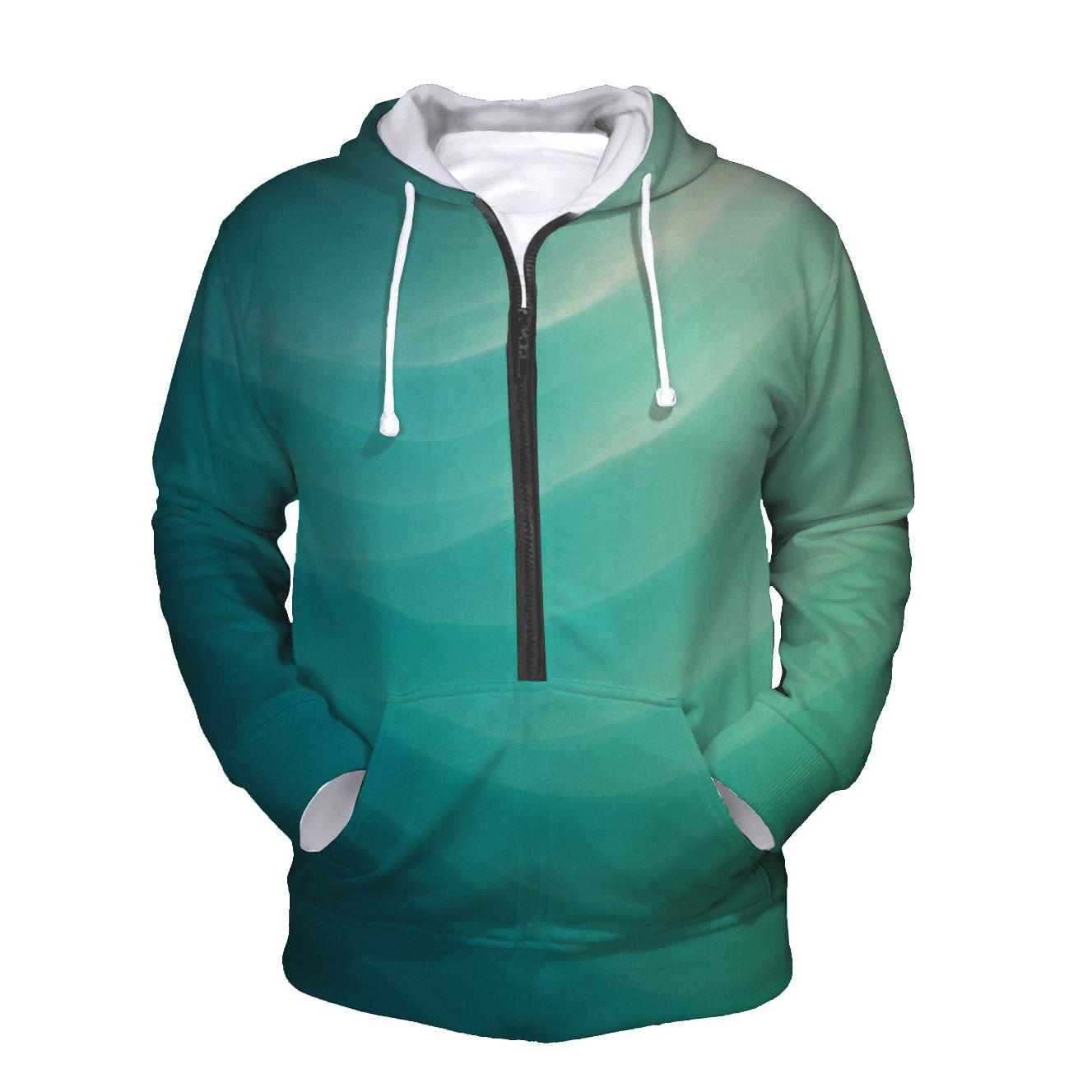 Quantum Lagoon Drift premium hoodies