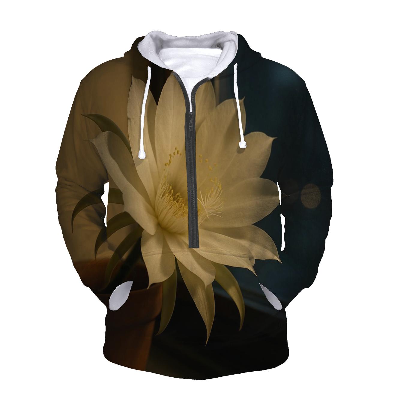 Night Blooming Cereus Window Sill Study lightweight hoodies