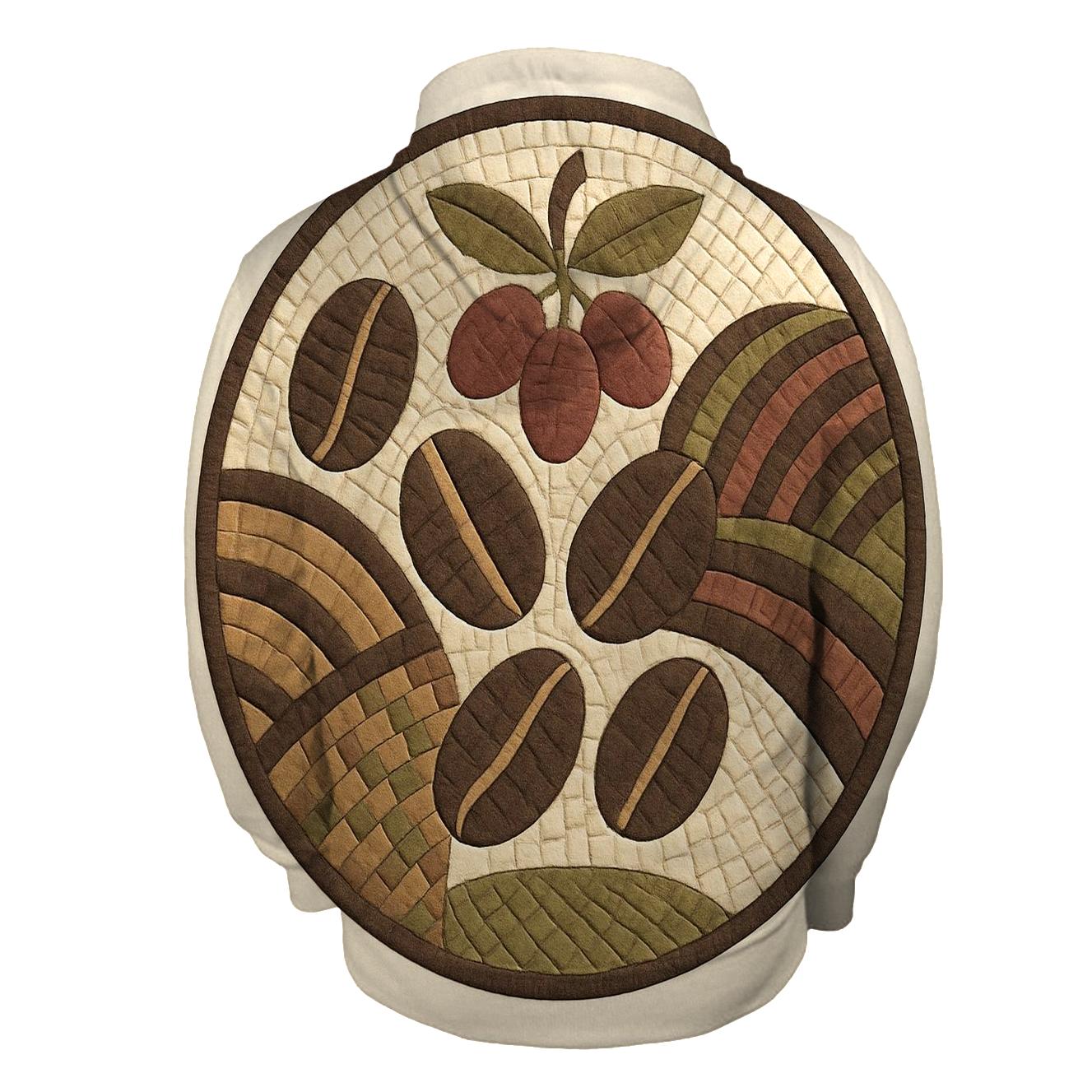 Harvest Bean Mosaic premium hoodies