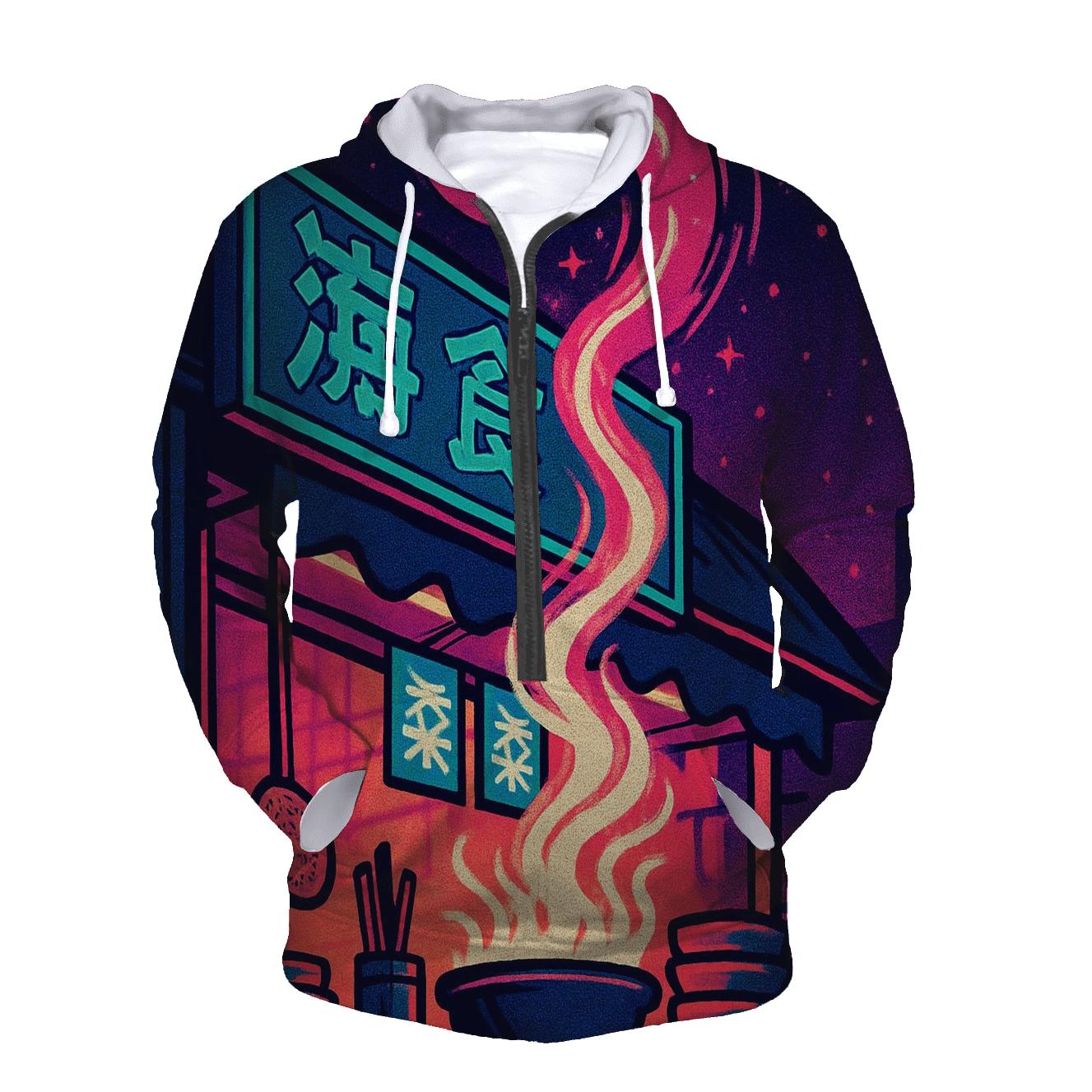 Neon Street Food Galaxy hoodies fashion
