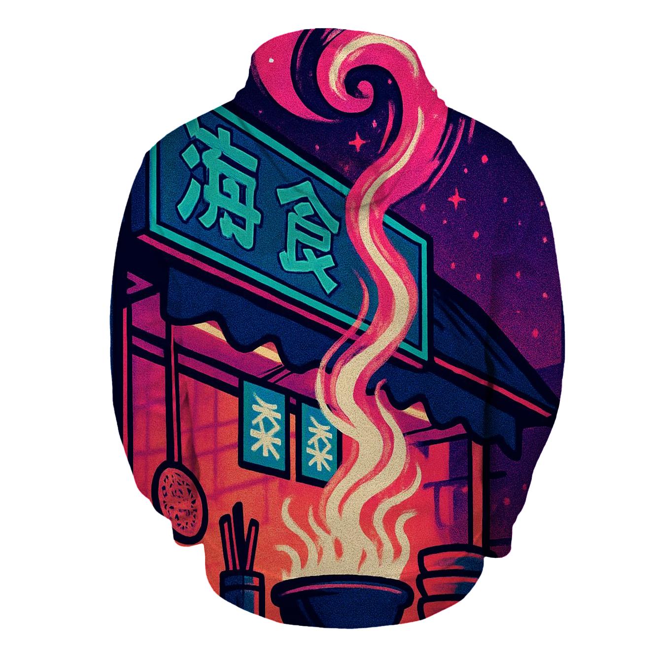 Neon Street Food Galaxy hoodies fashion