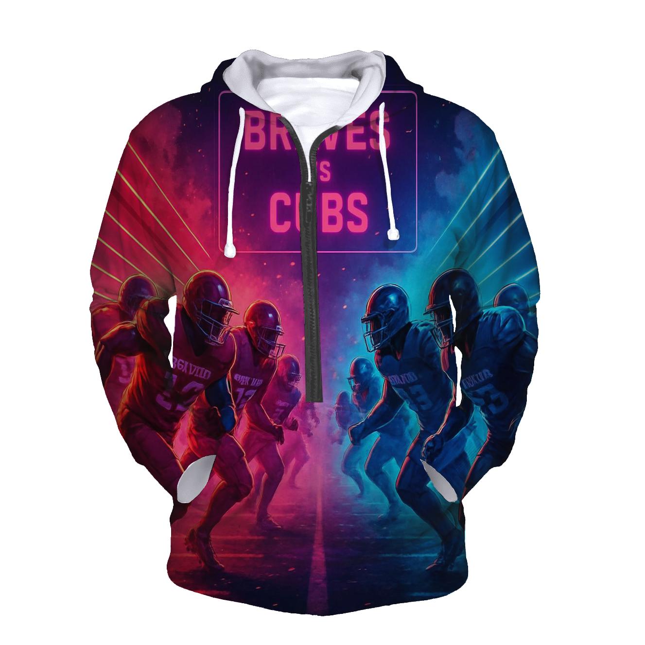 Neon Tunnel Charge Braves Vs Cubs hoodie trends