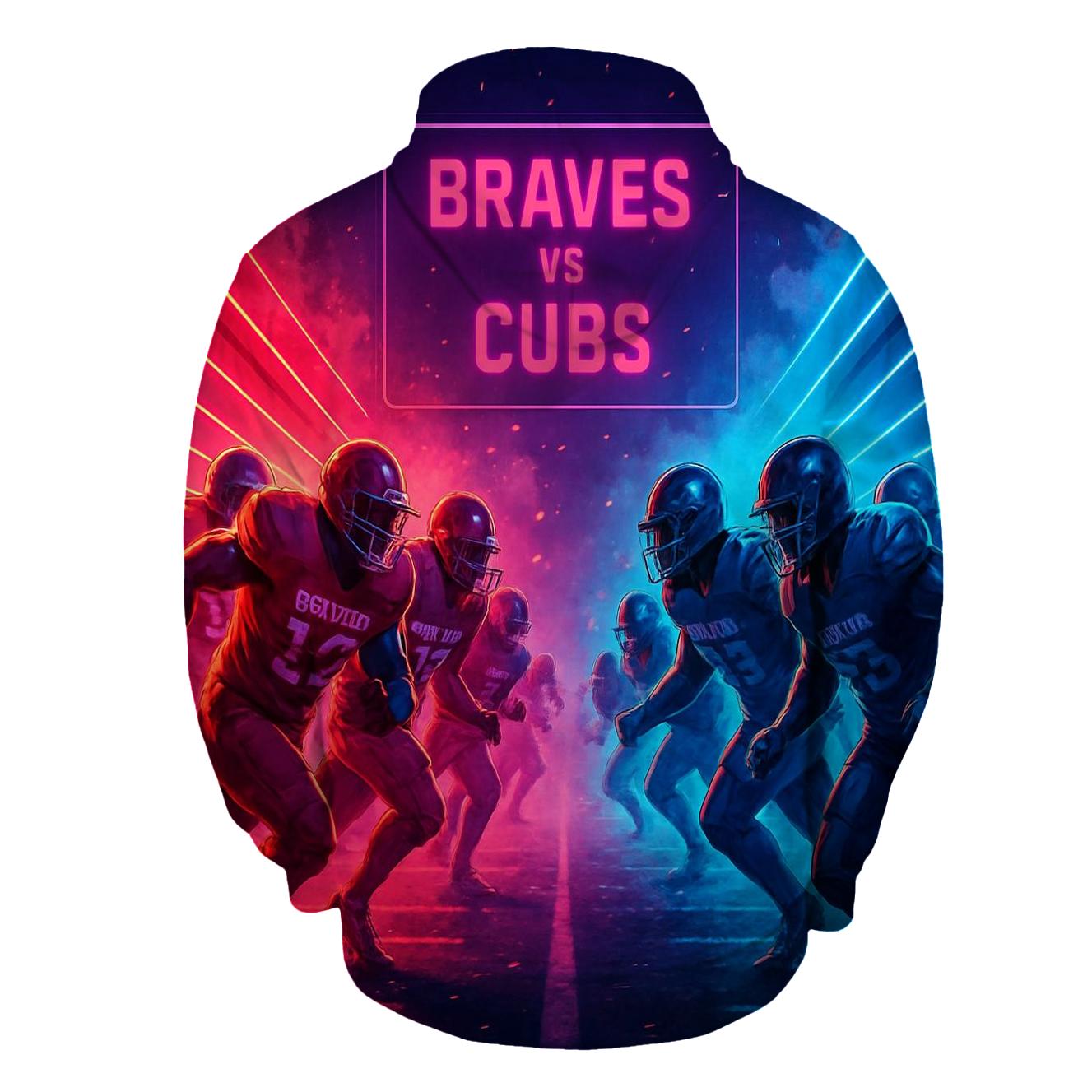 Neon Tunnel Charge Braves Vs Cubs hoodie trends
