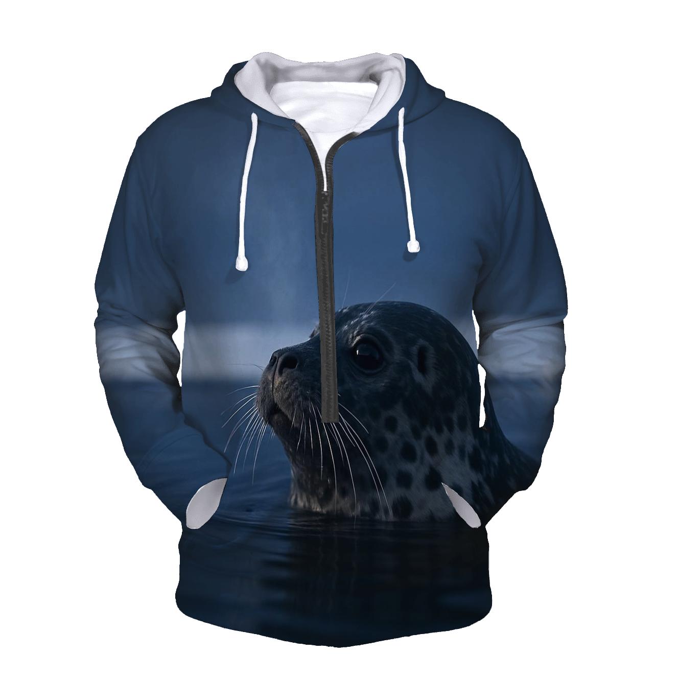 Ice Edge Breath Ringed Seal hoodie trends