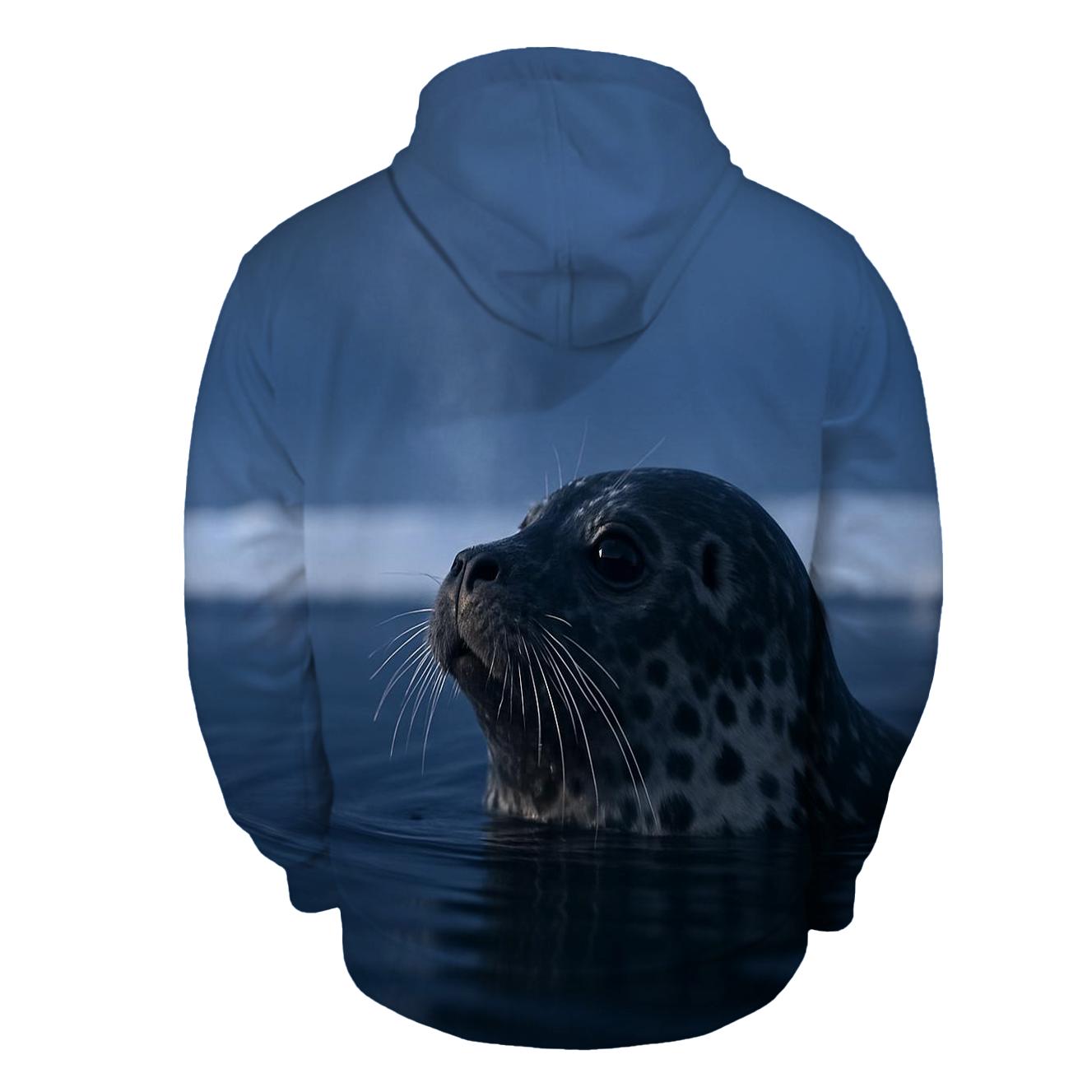 Ice Edge Breath Ringed Seal hoodie trends