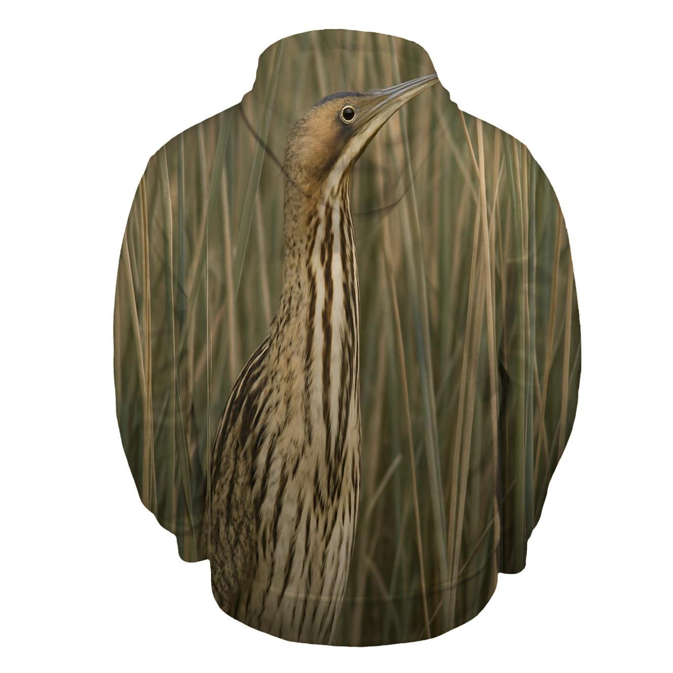 Reedshadow Eurasian Bittern zip-up hoodies