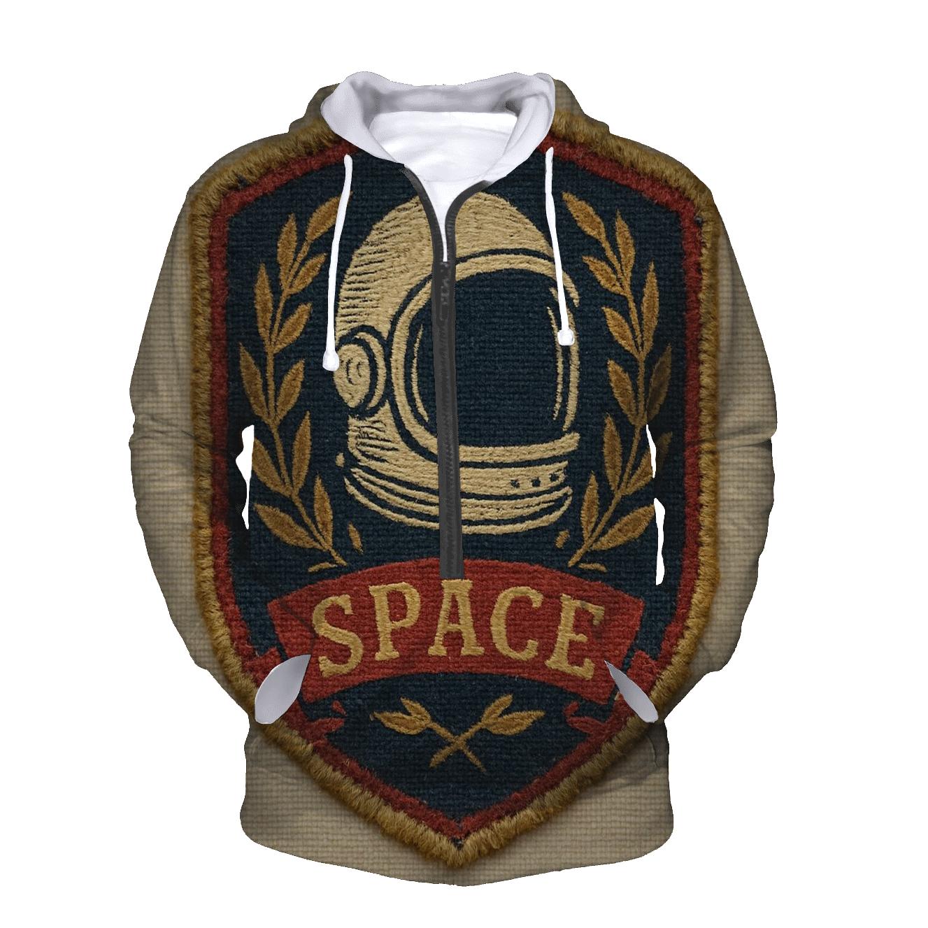 Old School Space Rangers Patch Emblem premium hoodies