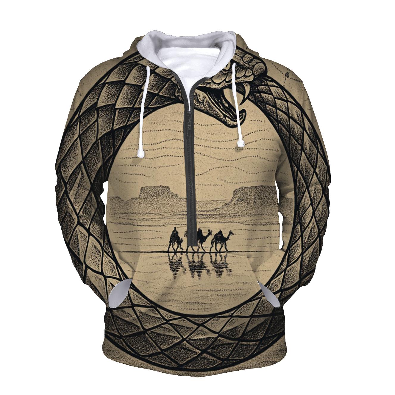 Ouroboros Desert Mirror Caravan heavyweight hoodies