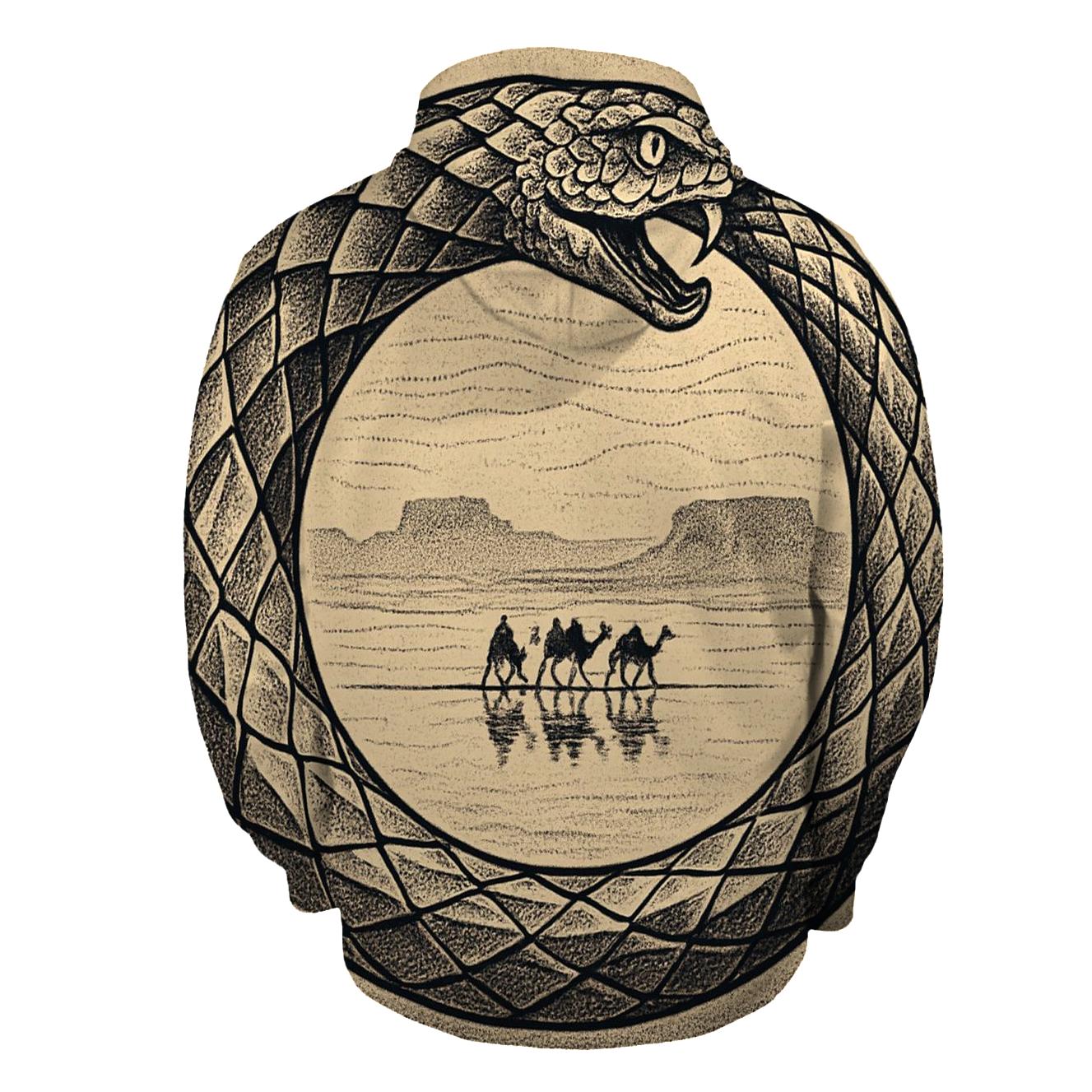 Ouroboros Desert Mirror Caravan heavyweight hoodies