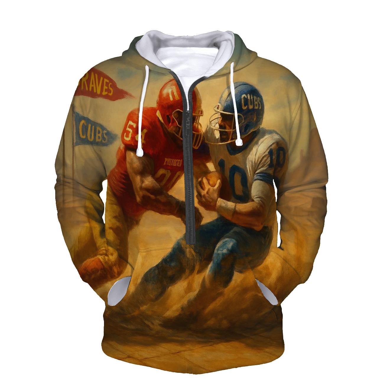 Desert Mirage Gridiron Showdown embroidered hoodies