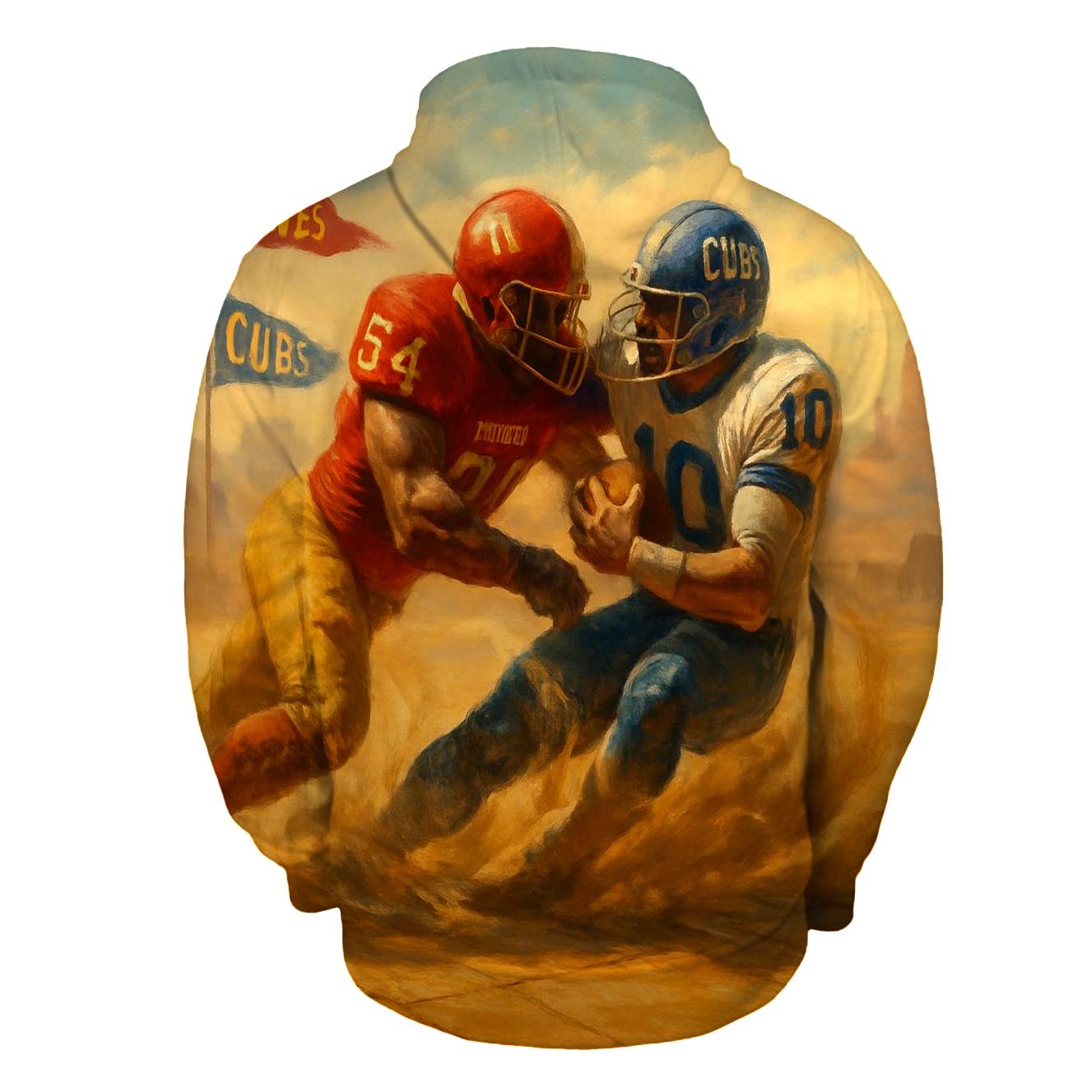 Desert Mirage Gridiron Showdown embroidered hoodies
