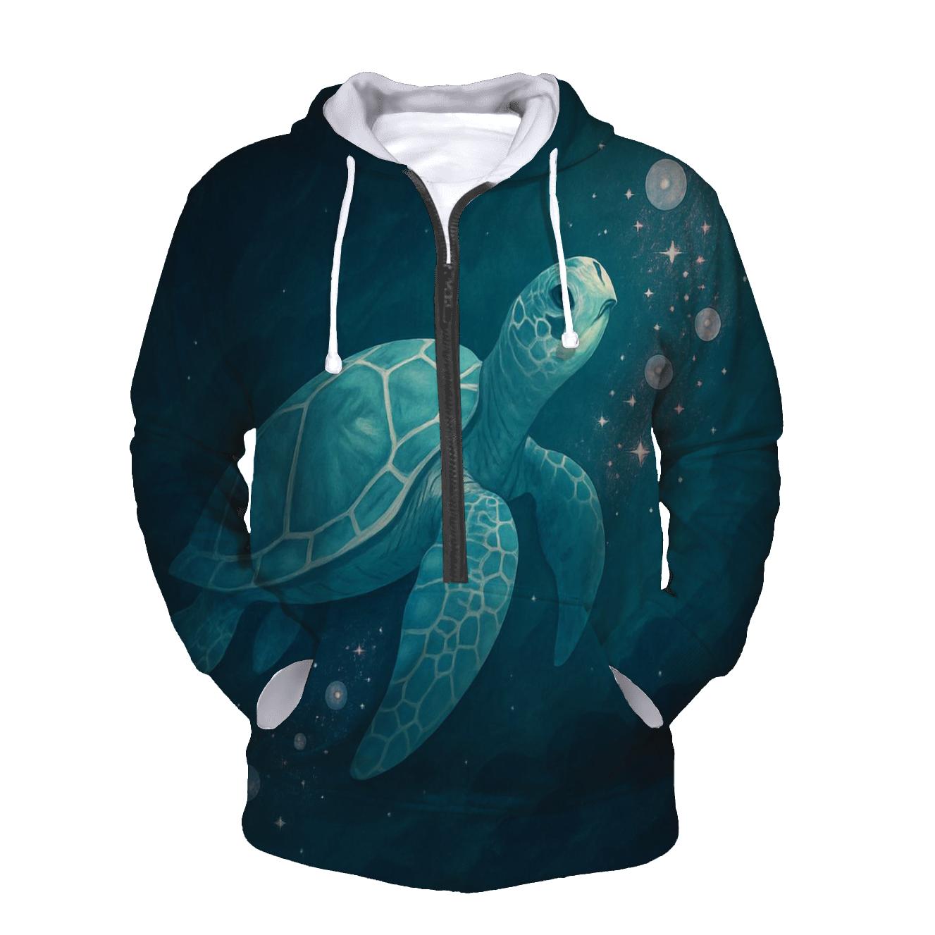 Underwater Stargazer Turtle hoodie trends