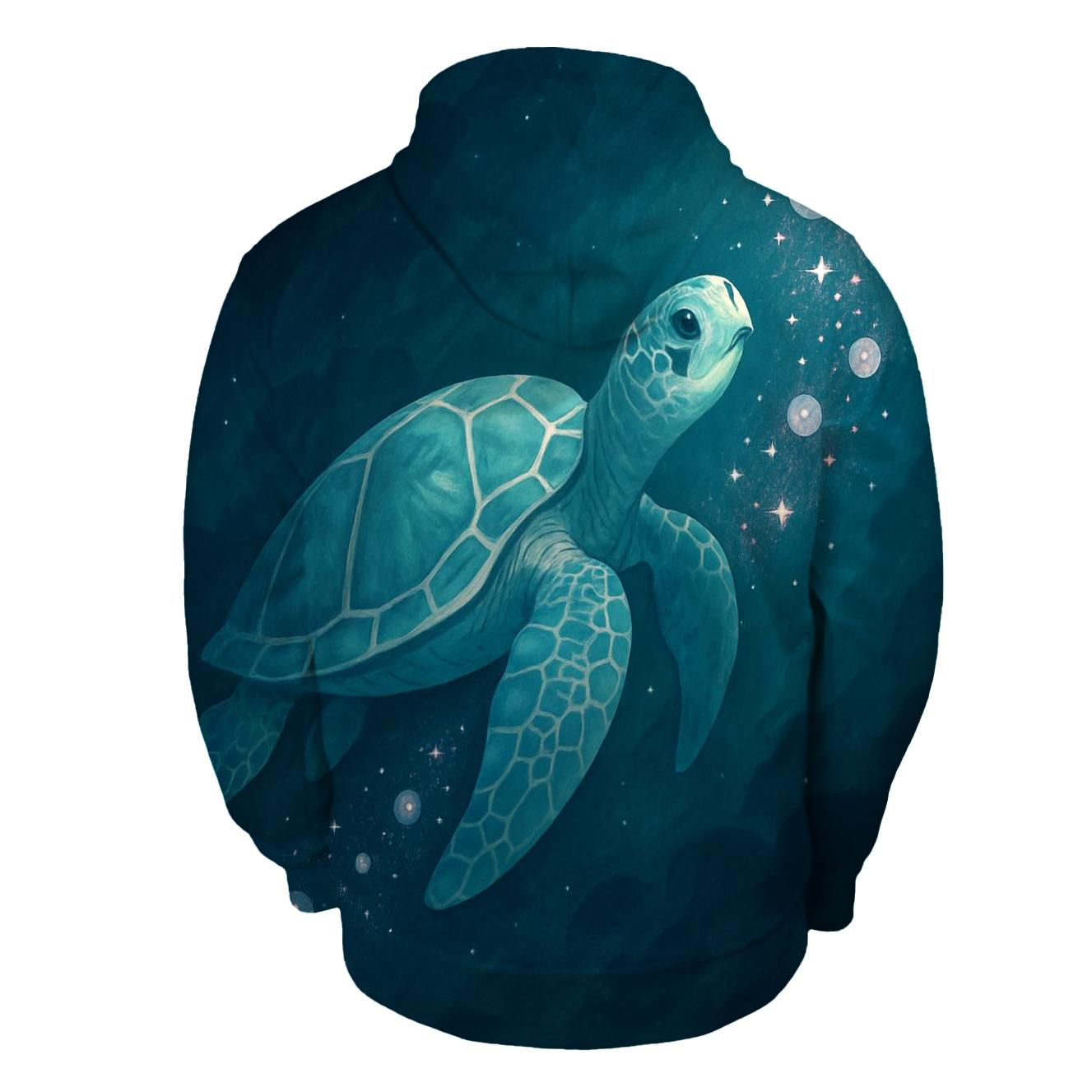 Underwater Stargazer Turtle hoodie trends