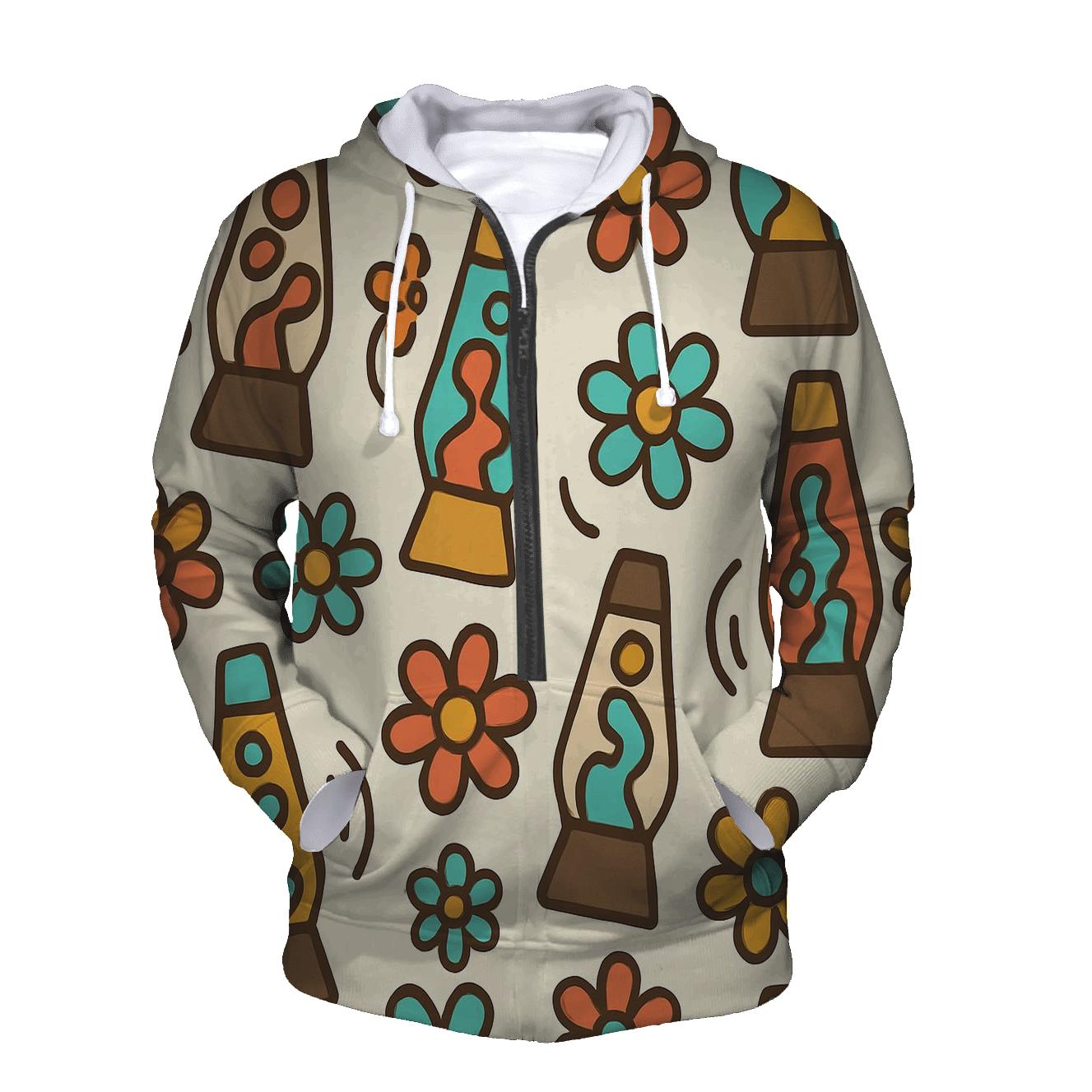 Funky Daisies And Lava Lamps hoodie designs