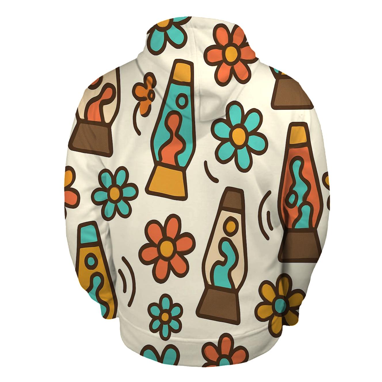 Funky Daisies And Lava Lamps hoodie designs