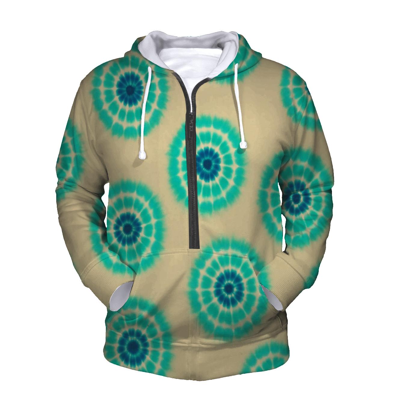 Kumo Comet Web Rosette Scatter zip-up hoodies