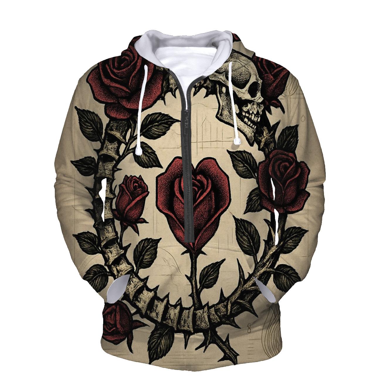 Ouroboros Garden Of Anatomical Roses hoodie designs